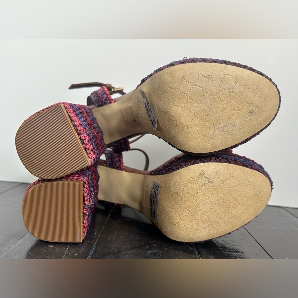 NEW Arezzo Mya Mid Block Sandal - Multicolor - Women’s Size 8.5 - Picture 13 of 14
